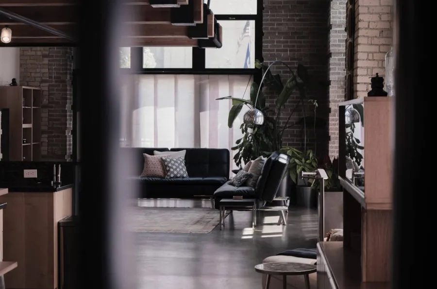 Interieur eines abgeschlossenen Projekts