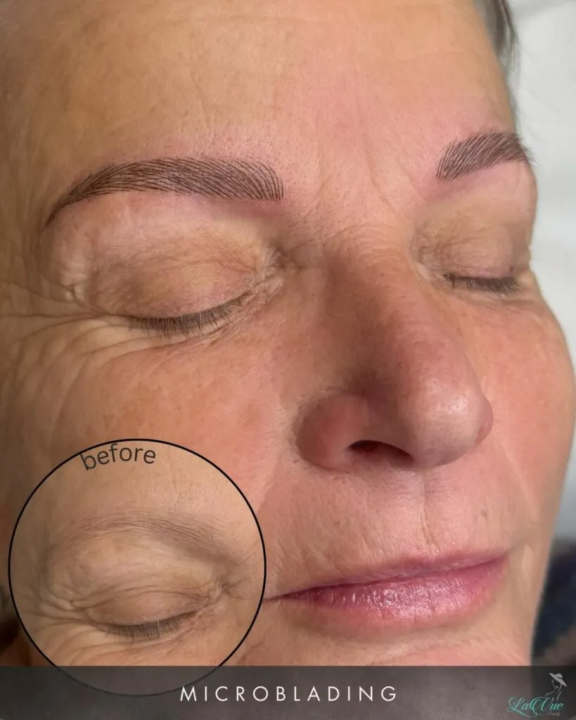 Microblading Ergebnis bei La vue Beauty